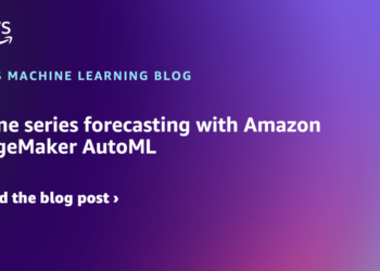 Time sequence forecasting with Amazon SageMaker AutoML